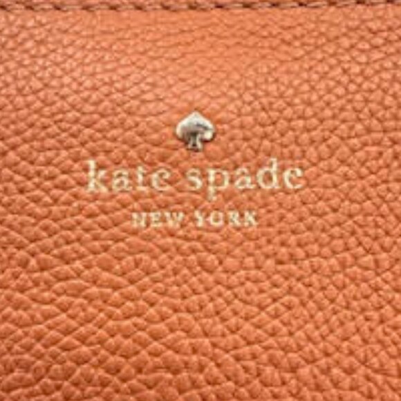 Kate Spade New York Cameron Street Satchel Tote – Cognac Pebbled Leather - Picture 2 of 12